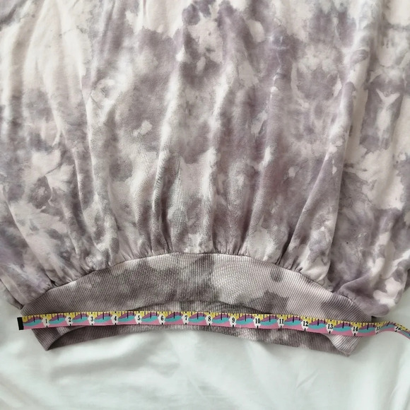 Young Fabulous & Broke Juliette Purple Tie Dye Sweater with Dolman Sleeves XS - Picture 14 of 16